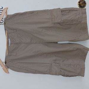 Goodfellow & co khaki cargo shorts size 28! like new!